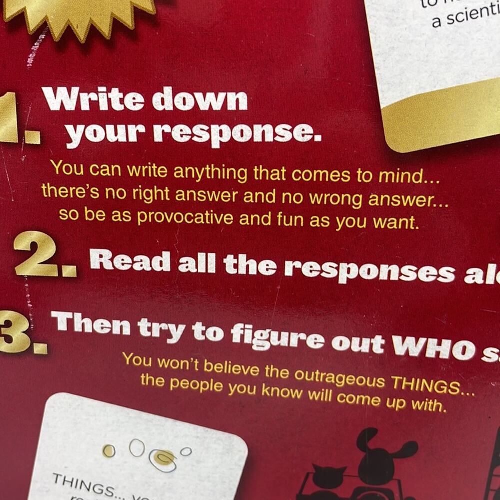 NIB The Game of Things card game - Picture 6 of 6